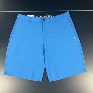 NWT Hurley Men’s Hybrid Shorts Size 36 Blue